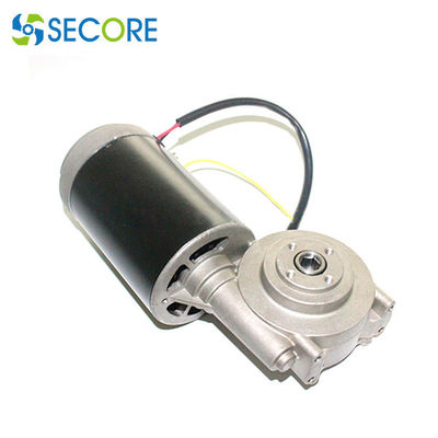 220V Brushed Permanent Magnet DC Motor Worm Gearhead 60rpm For Oil Extraction Machine