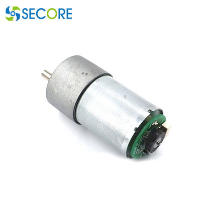 90rpm Door Lock Gear Motor 12V 24V Dia 37mm With Encoder
